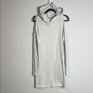 RtA | Women’s Joelle Cold Shoulder Metallic Hooded Dress Size Small